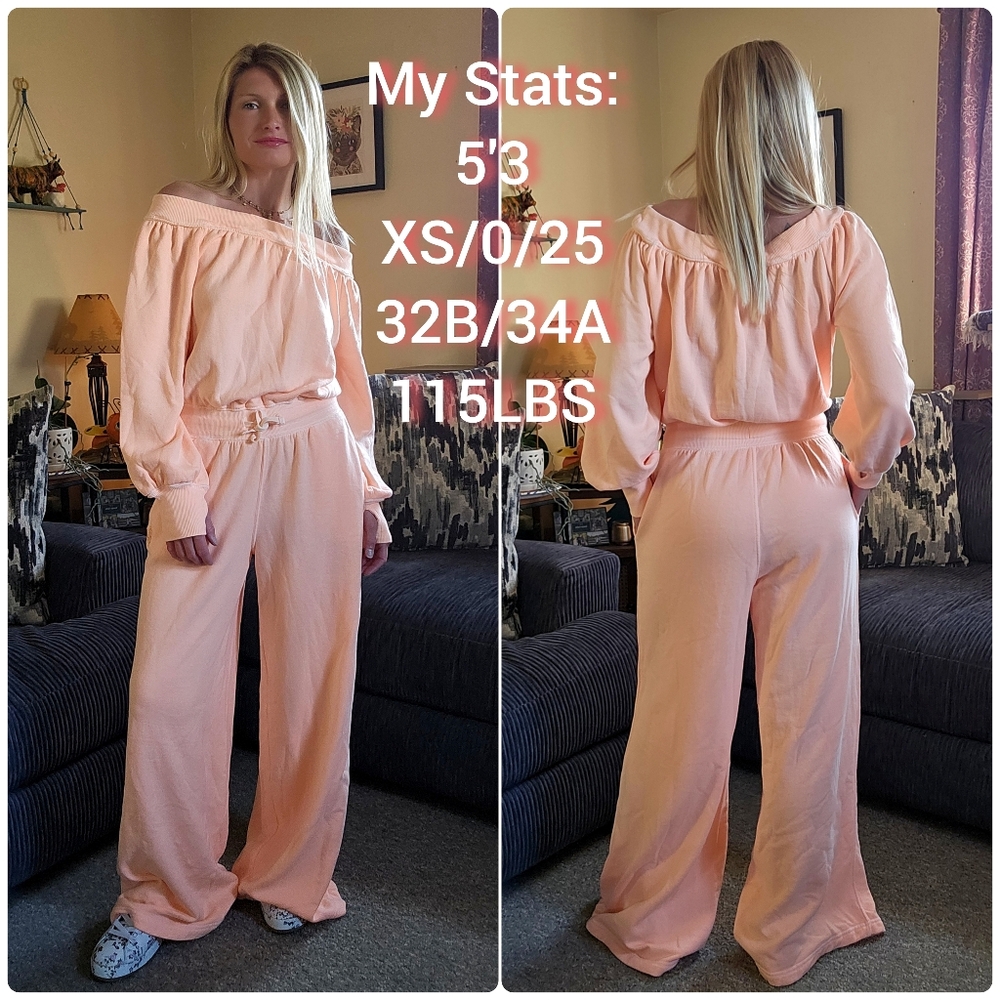 NWOT FP Movement One To Beat Onesie Pastel Peach Size XS - Picture 6 of 8